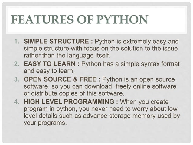 Python as Web Development | PPT