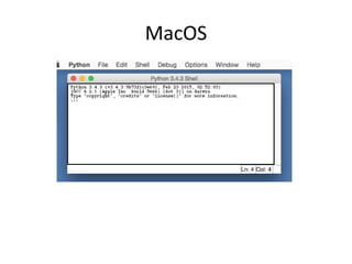 MacOS
 