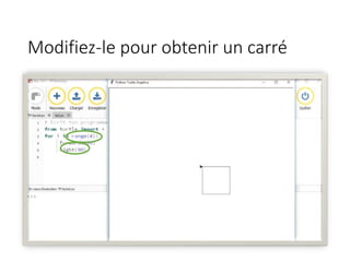 Modifiez-le pour obtenir un carré
 
