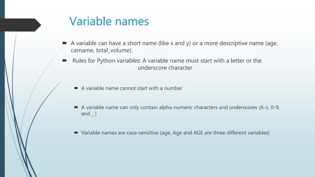 Python Basics | PPT