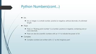 Python Basics | PPT