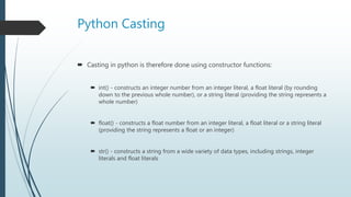 Python Basics | PPTX | Programming Languages | Computing
