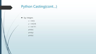 Python Basics | PPT