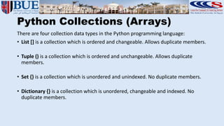 Python crush course | PPT