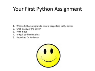 An Introduction To Python - Python, Print()