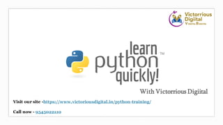 Python Classes in Pune- Victorrious Digital