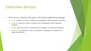 Understanding Python | PPTX
