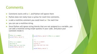 Understanding Python | PPT