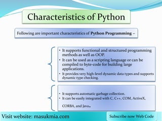 Python slide basic to advanced english tutorial | PPT