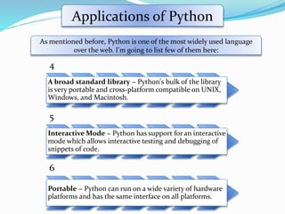 Python slide basic to advanced english tutorial | PPT
