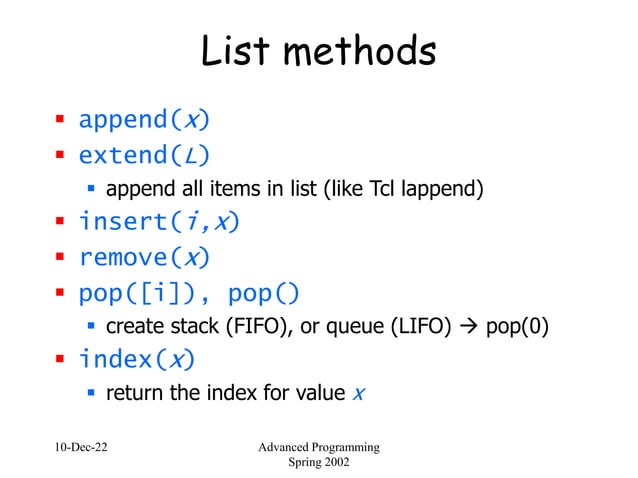 Python basics | PPT