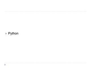  Python
 