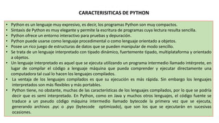 Que Significa Python Aprendizaje de Lenguaje de Programación Python | PPTX