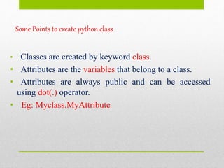 Python Object Oriented Programming Pptx Python Object Oriented Programming Pptx