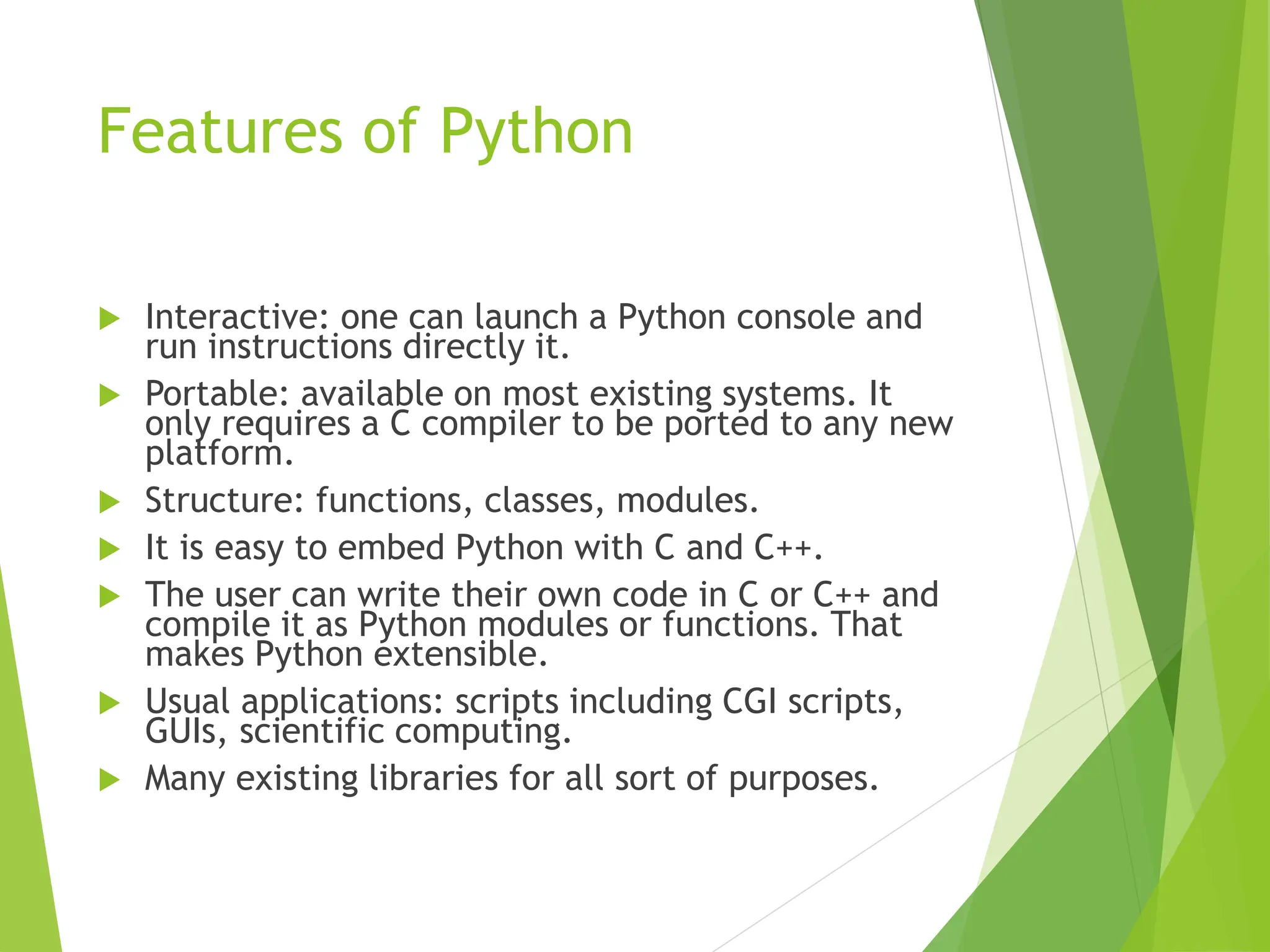 Introduction to python & its applications.ppt