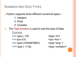 “Python” or “CPython” is written in C/C+ | PPTX