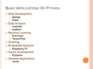 “Python” or “CPython” is written in C/C+ | PPTX