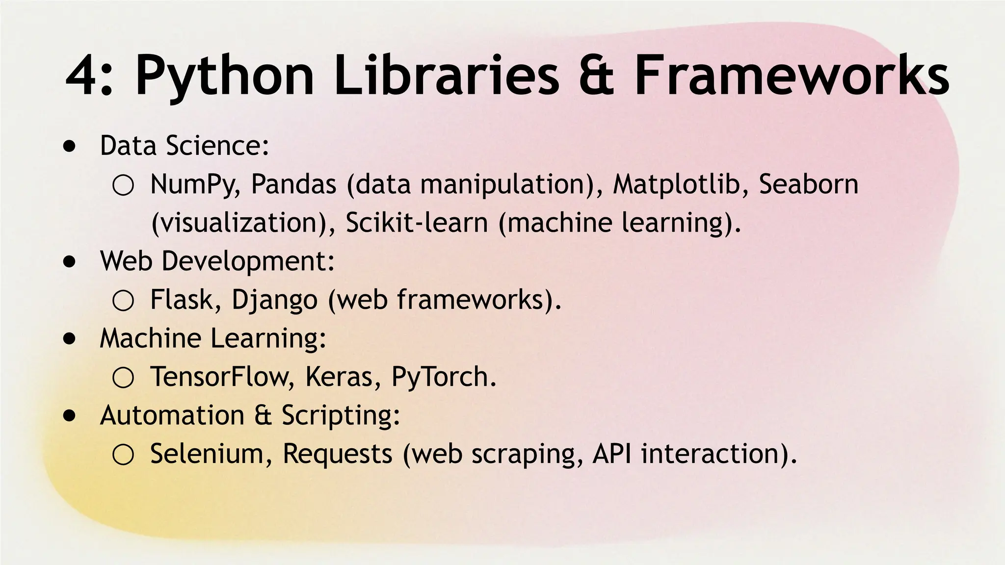 Introduction of Python, Software Training Institute | PPT