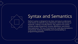 Python Basics and other uses of programming | PPTX