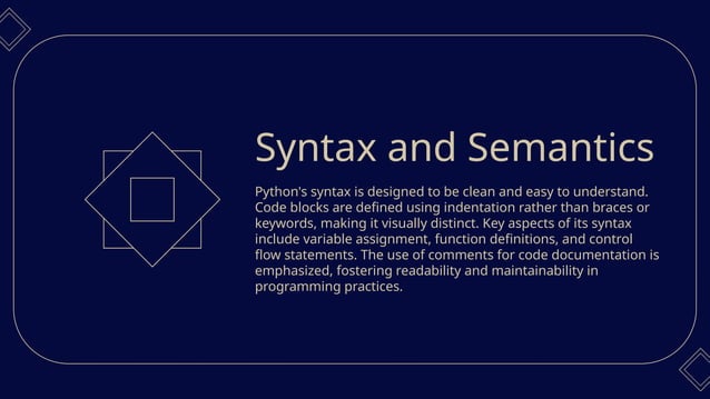 Python Basics and other uses of programming | PPTX