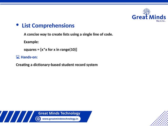 Python is a high-level, interpreted programming language | PPTX