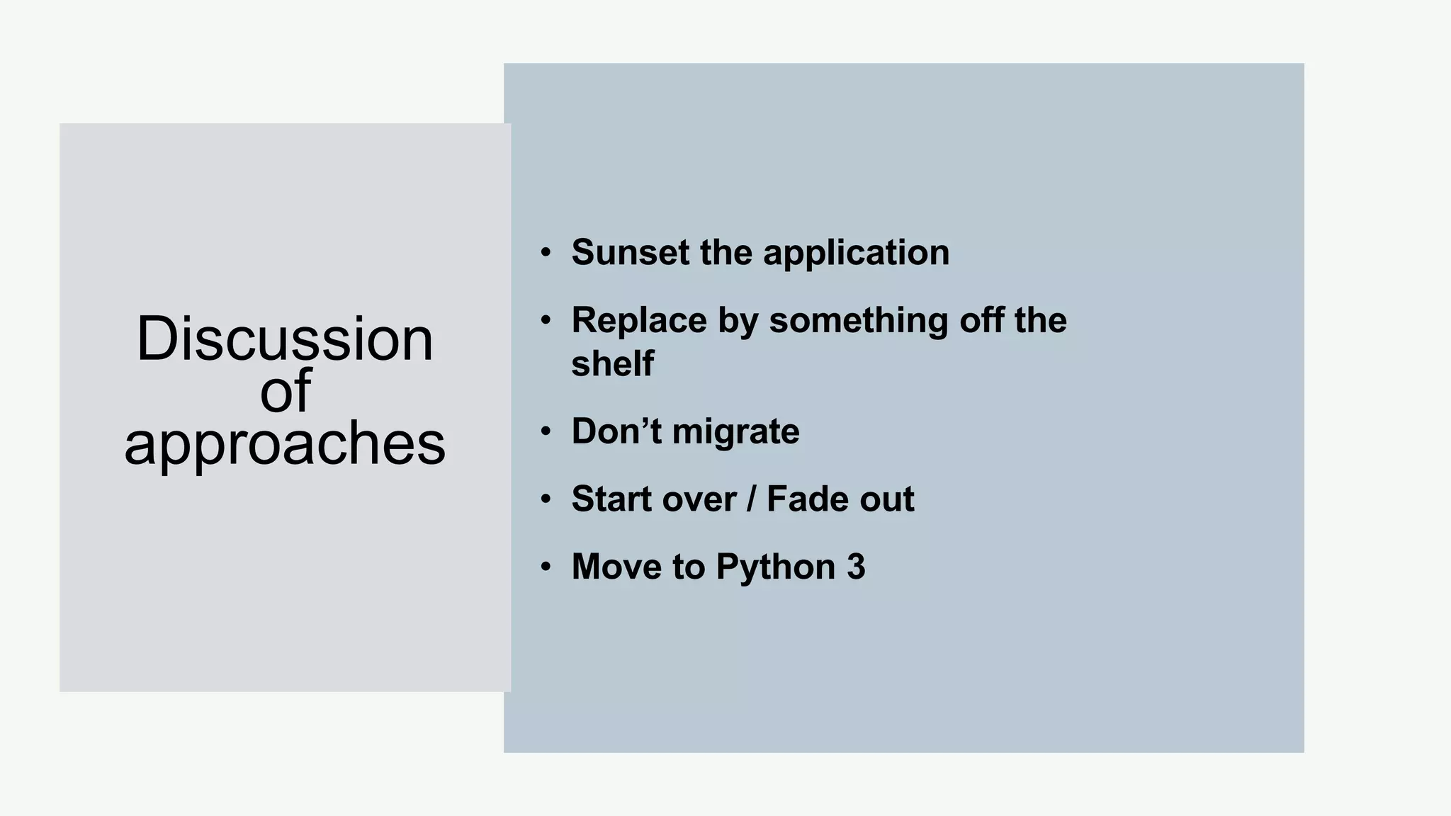 We have nearly one million lines of Python 2 code in production — and ...