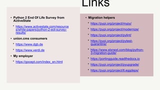 We have nearly one million lines of Python 2 code in production — and ...