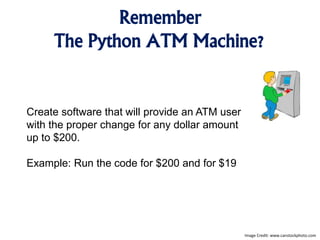 An Introduction To Python - WHILE Loop | PPT