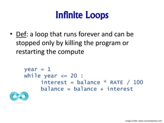 An Introduction To Python - WHILE Loop | PPTX