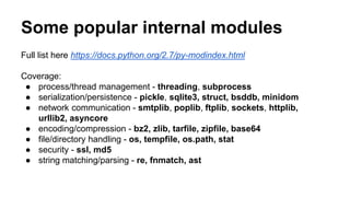 Python a practical perspective | PPTX