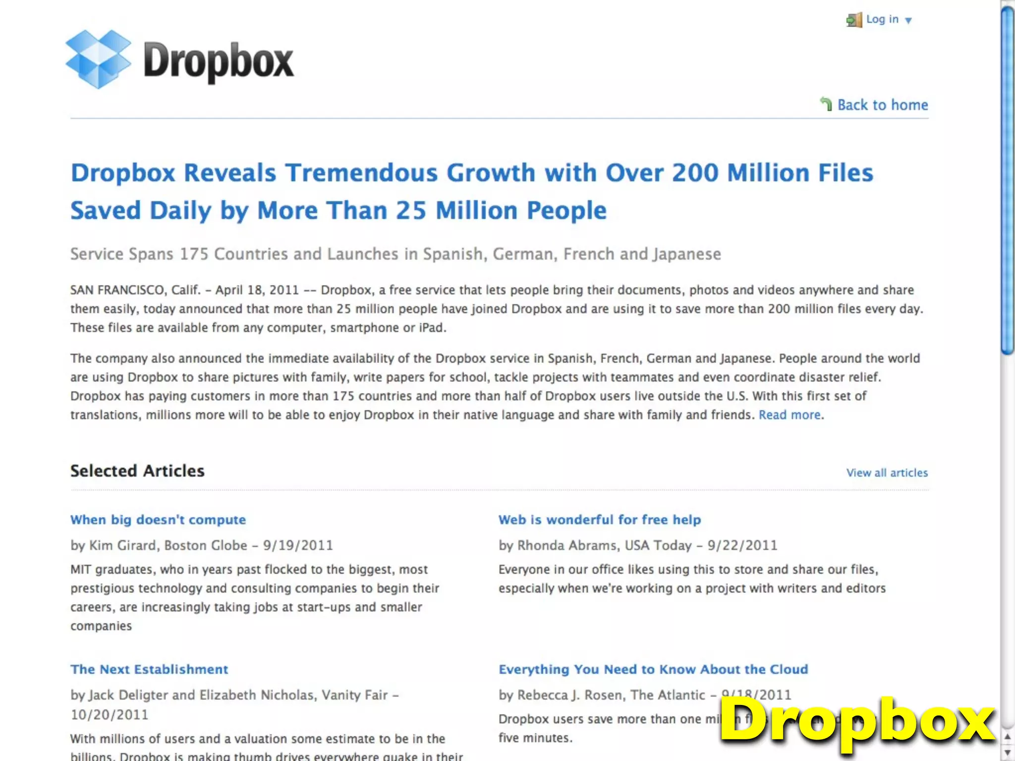Dropbox
 