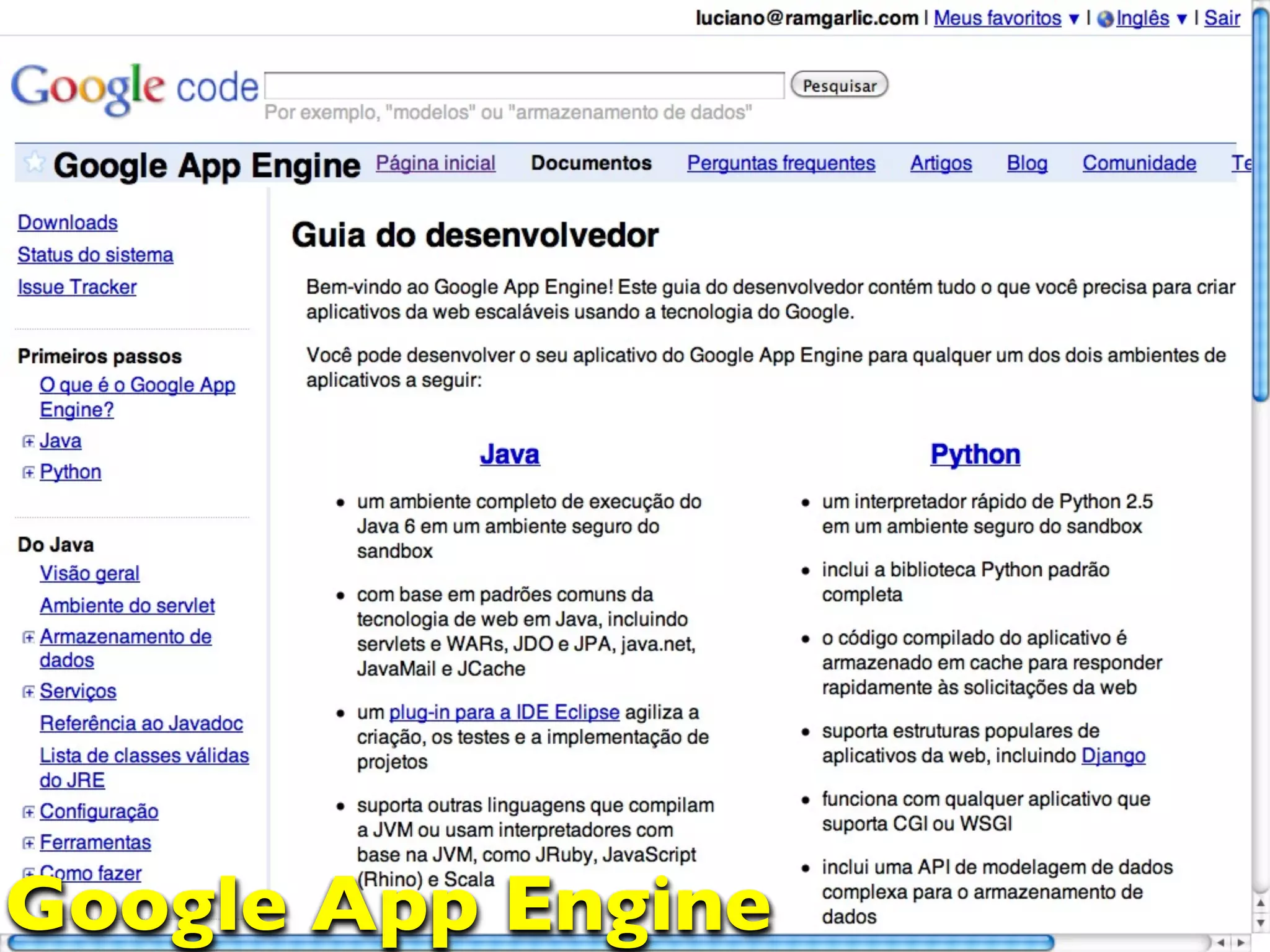 Google App Engine
 