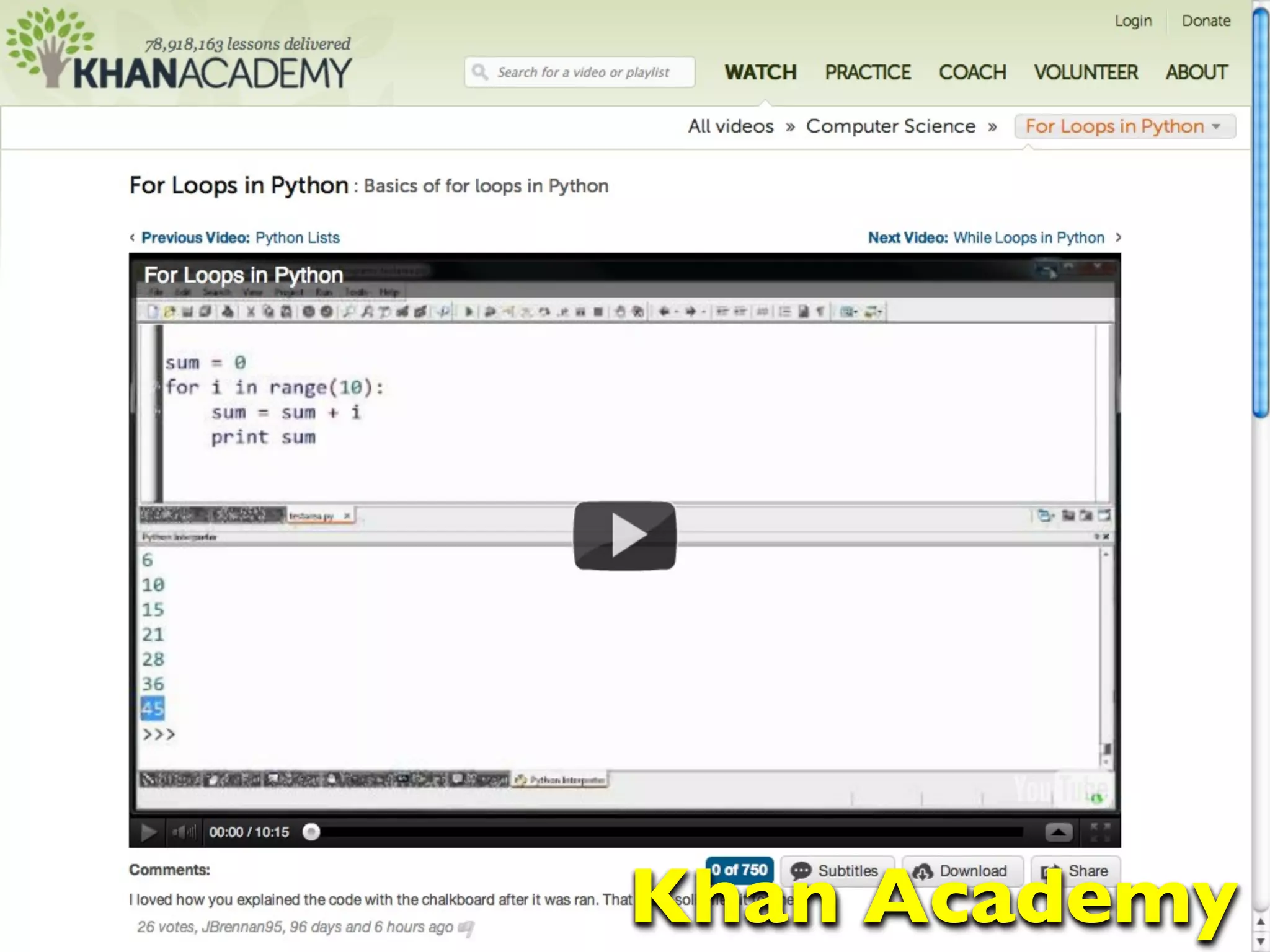Khan Academy
 