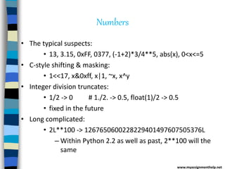 Python assignment help | PPT | Free Download