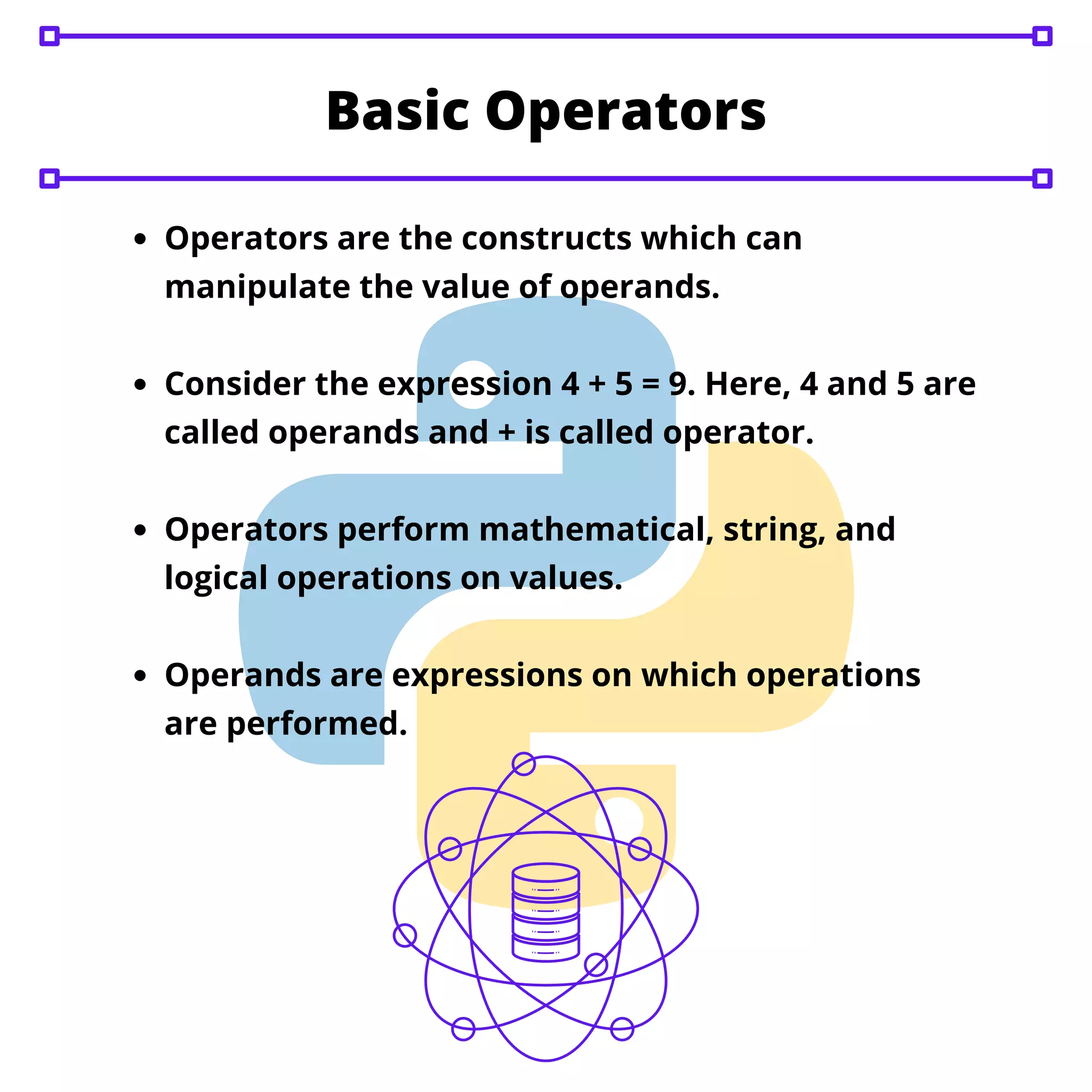 Python basic operators | PDF