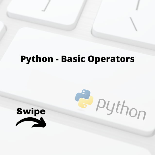 Python basic operators | PDF