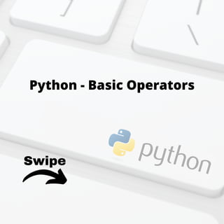 Python basic operators | PDF