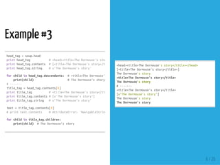 Python beautiful soup - bs4 | PPT