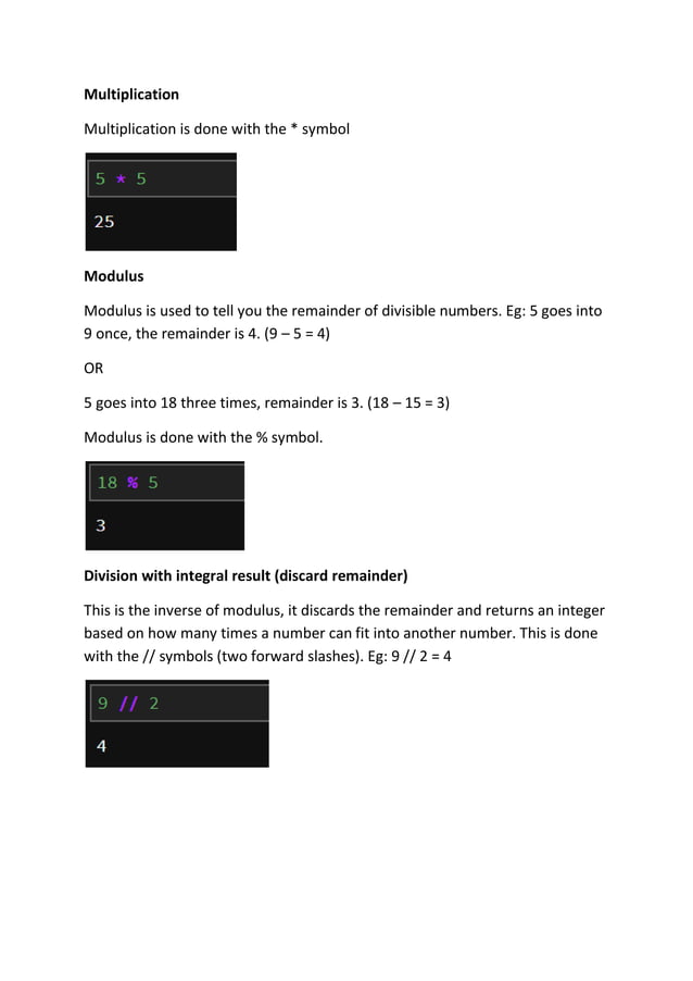Python breakdown-workbook | PDF