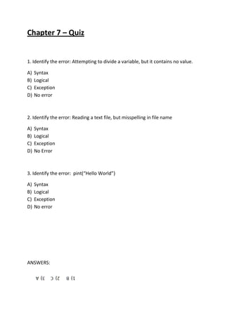 Python breakdown-workbook | PDF