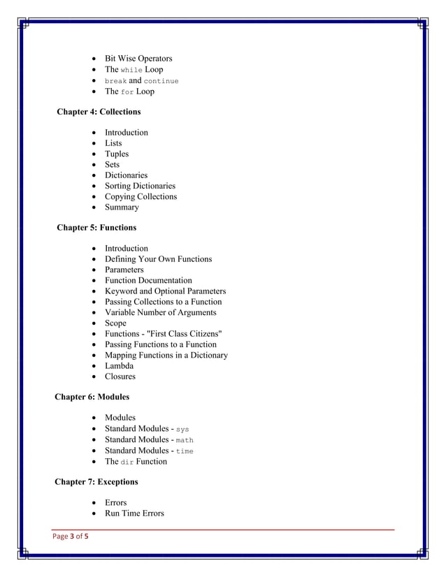 Python brochure (2) | PDF | Programming Languages | Computing