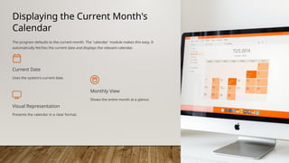 Python-Calendar-Display-Interactive-Prog | PPTX