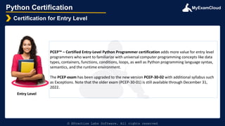 Python Certification | PDF