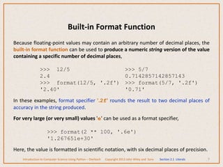 Dierbach Charles Introduction To Computer Science Using Python python-ch2.pptx