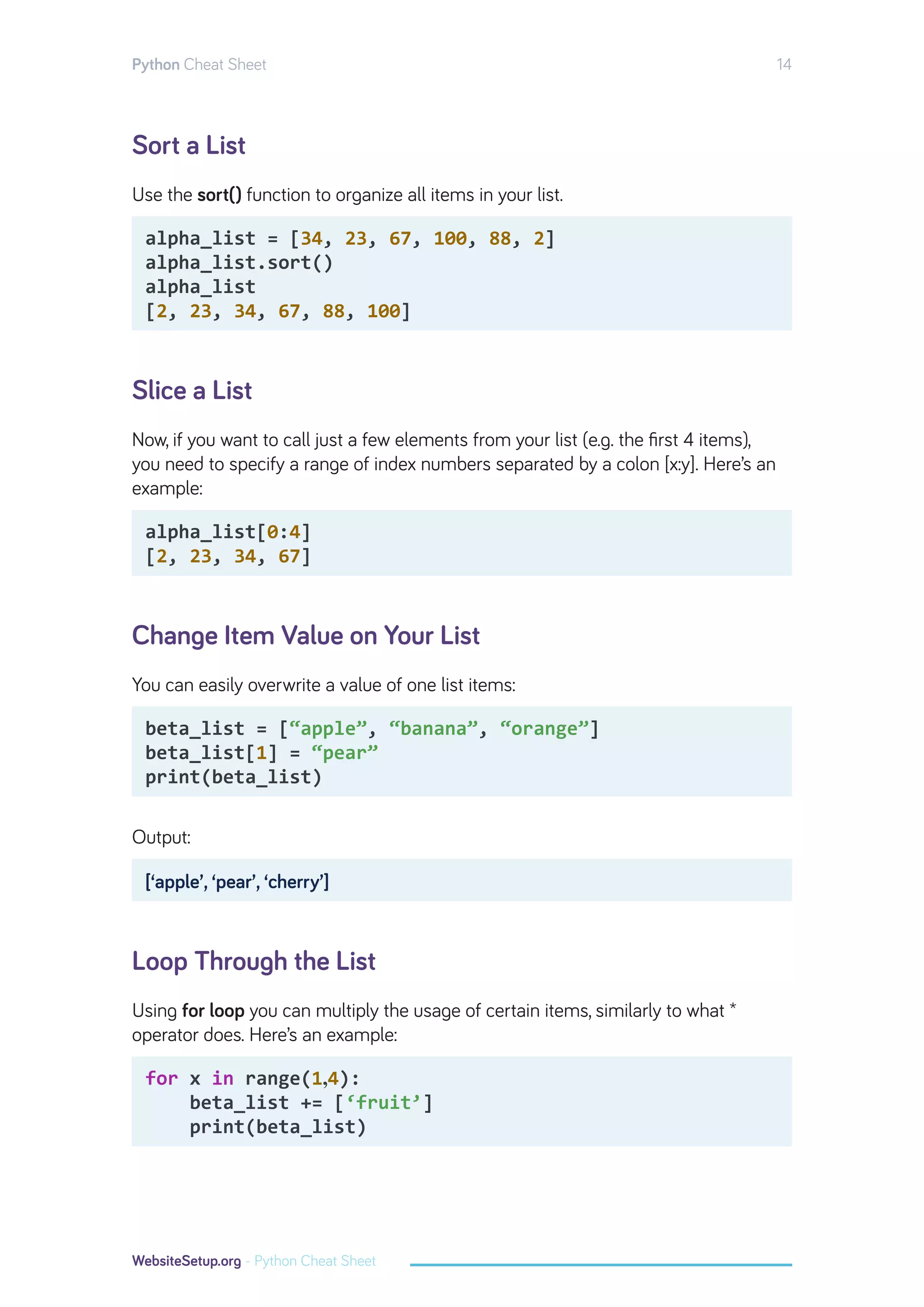 Python cheat-sheet | PDF