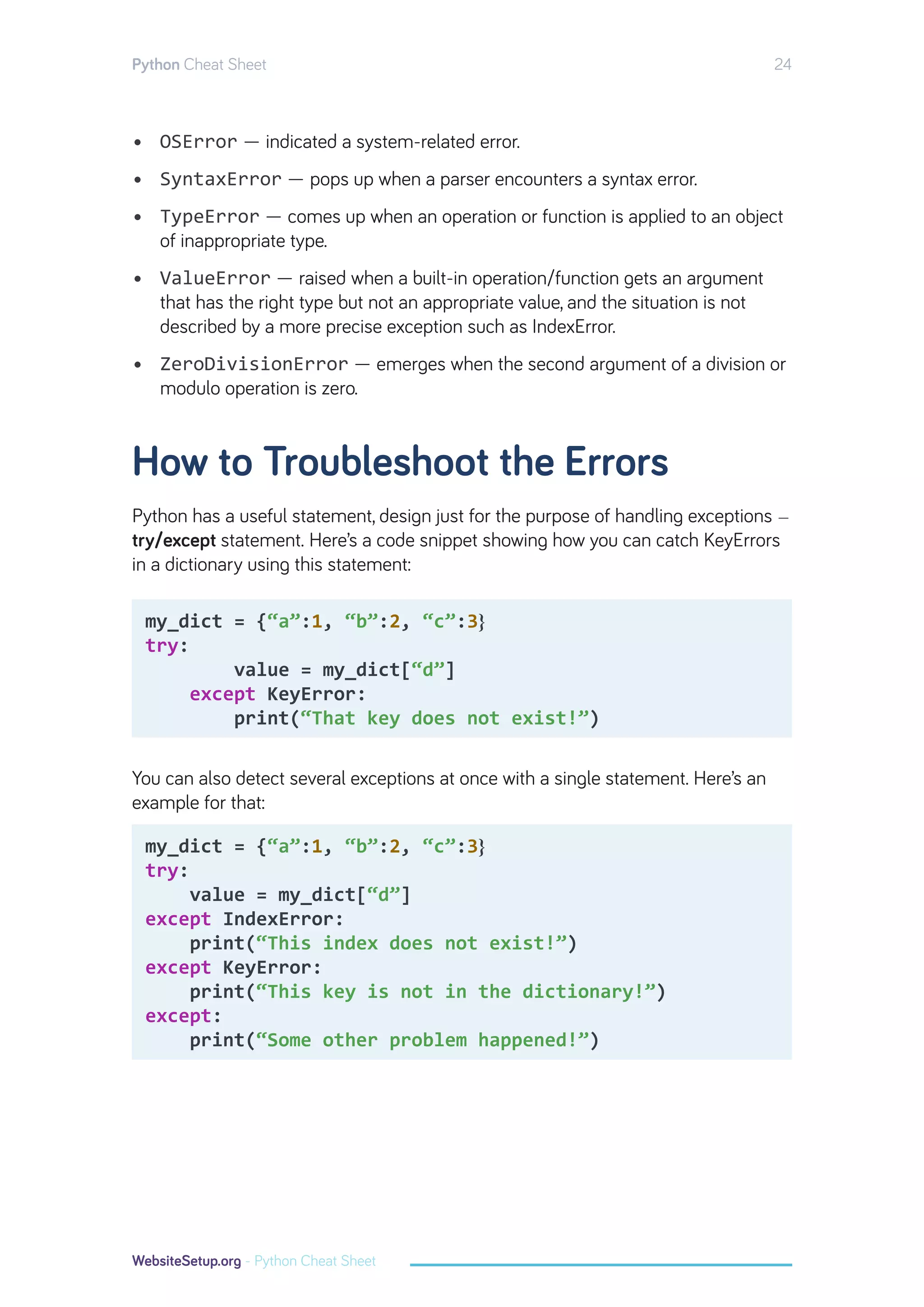 Python cheat-sheet | PDF