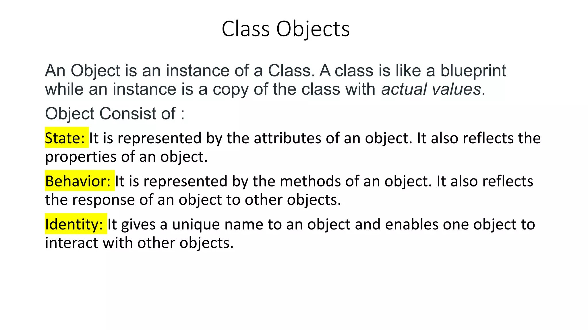 Python-Classes.pptx | Programming Languages | Computing
