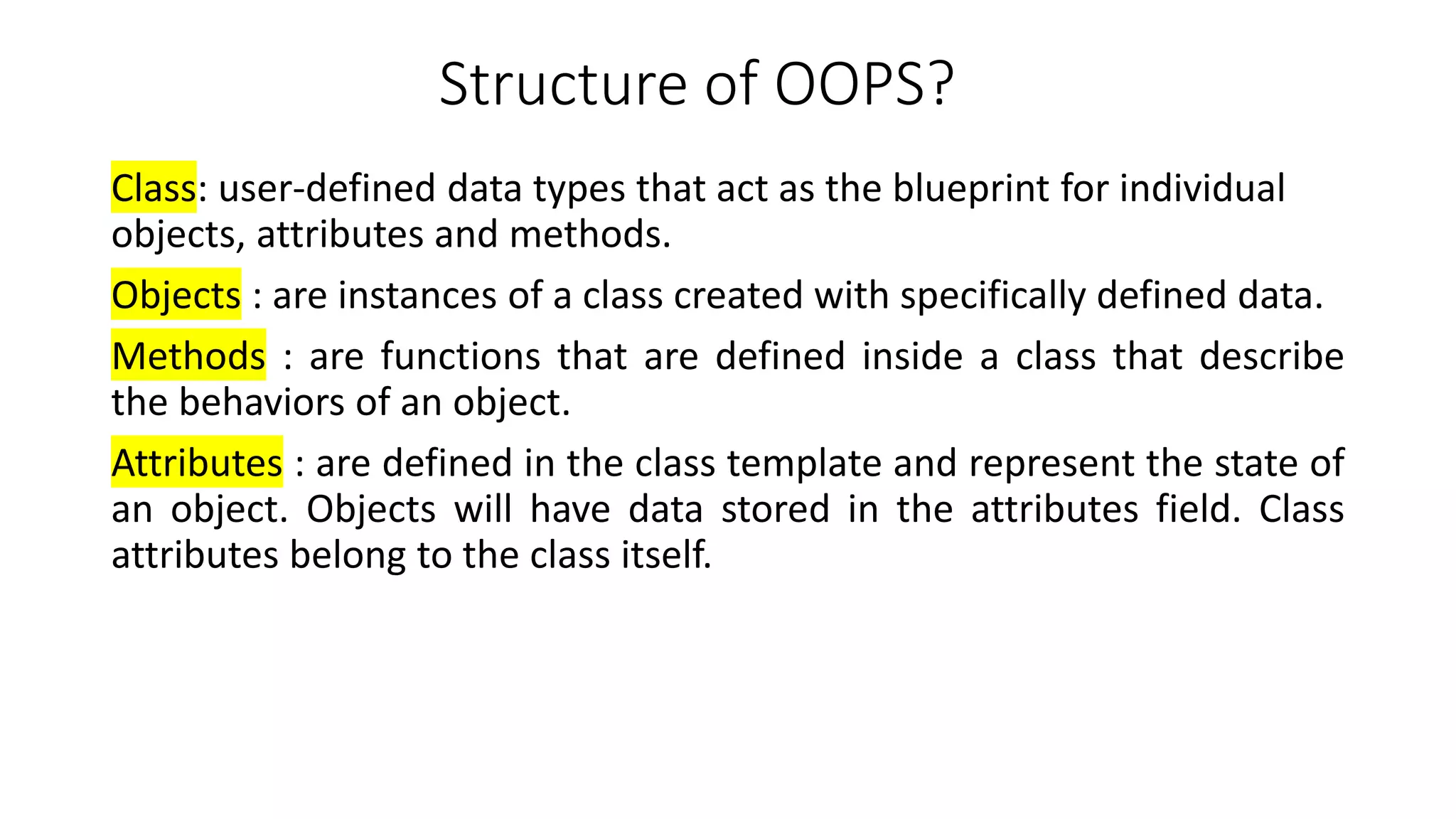 Python-Classes.pptx | Programming Languages | Computing