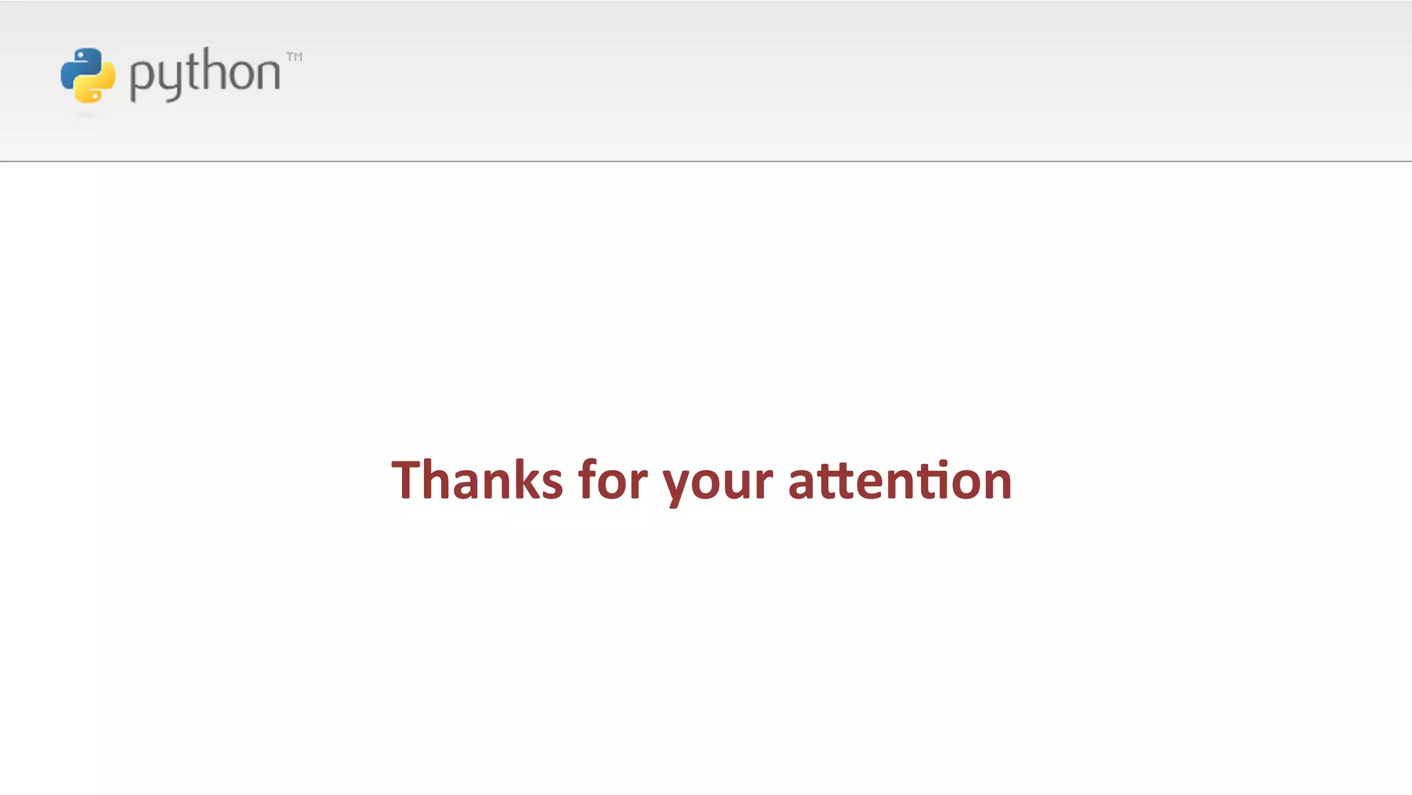 Thanks  for  your  aJenAon 