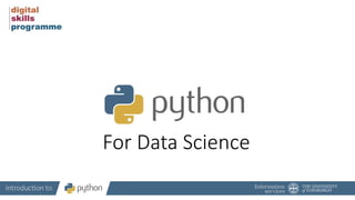 For Data Science
 